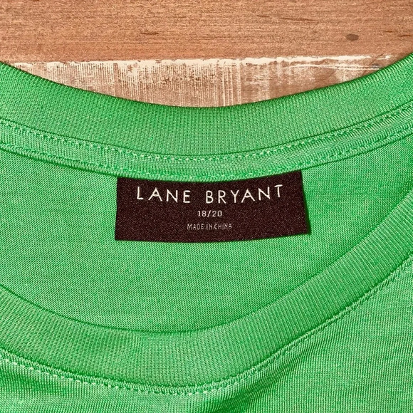 LANE BRYANT Feeling Lucky Graphic Tee - 18/20 Bright Green - Picture 12 of 12